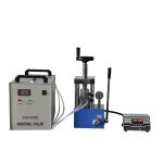 NST-300℃ 24T cylindrical electric heating press with heating mold NST-PCH-600A
