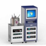 Three targets magnetron sputtering coater NST-MSP300S-2DC1RF