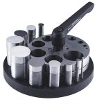 Manual Disc & Ring Cutter Set for Metallic Foil up to 1.29mm Thick ( Optional Metric or Imperial 10 pcs die) - NST-T-09-LD